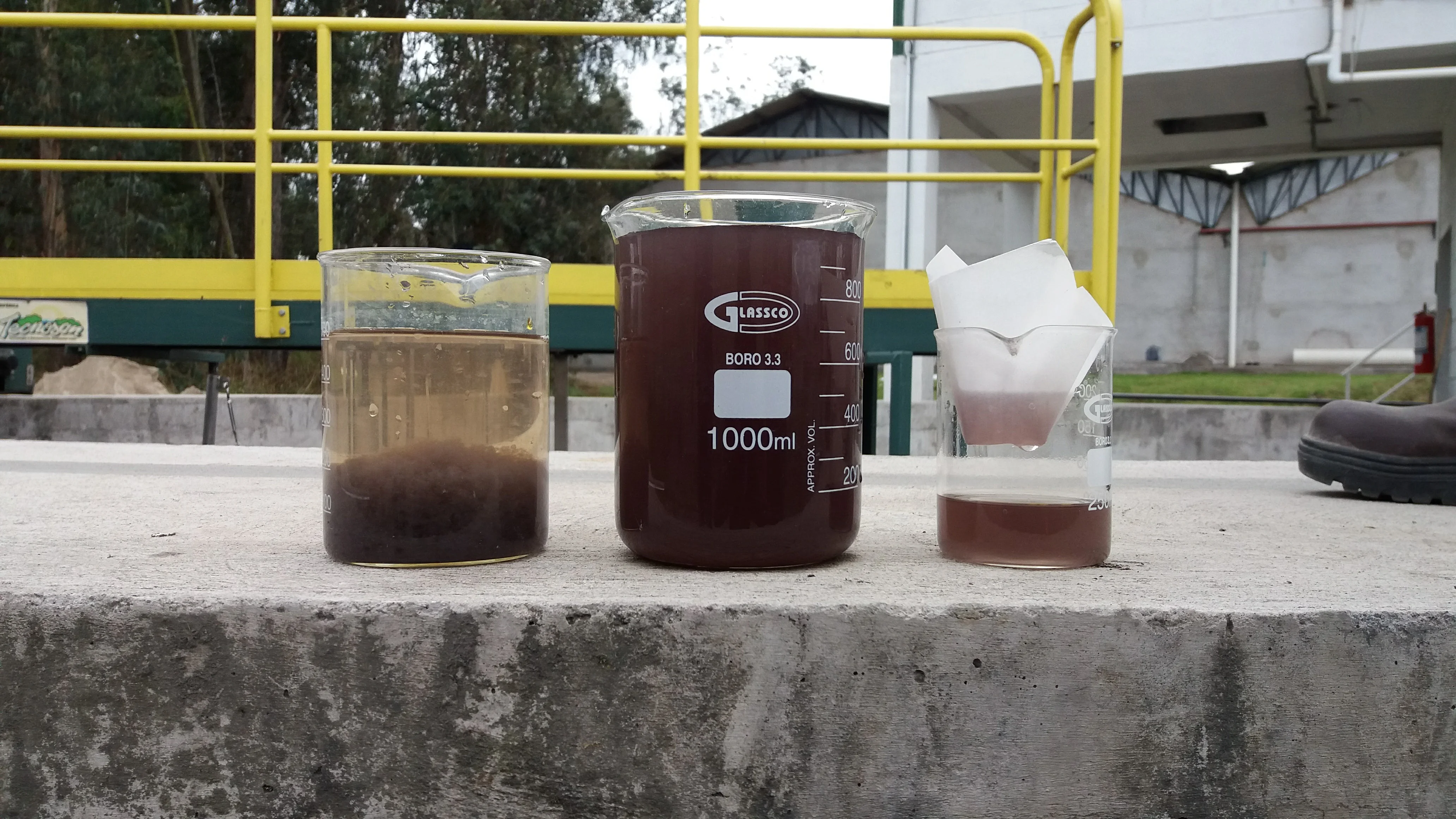 Flóculos en tratamiento de agua